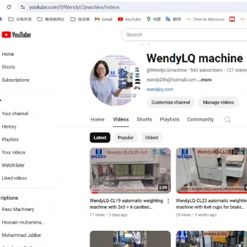 Youtube video list-Press machine for brake lining